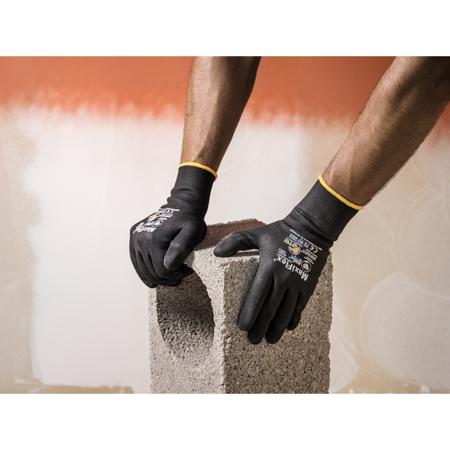 42847-08B ATG MaxiFlex Endurance Black Nylon, Spandex General Purpose Work Gloves, Size 8, Nitrile Coating