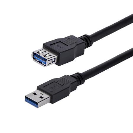 USB3SEXT1MBK StarTech.com USB 3.0, Male USB A to Female USB A, 5Gbps, 1m