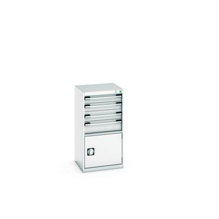 40010043.16V Bott 4 Cabinet, Steel, 1000mm x 525mm x 525mm, Light Grey
