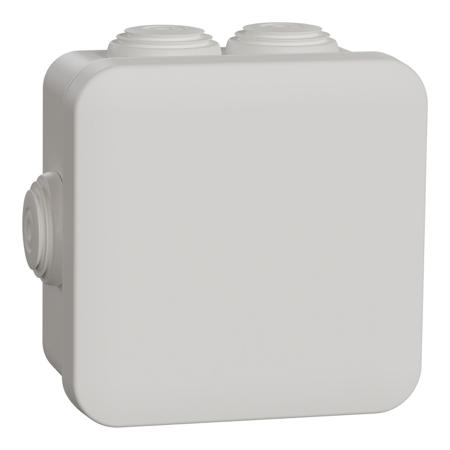 IMT05024 Schneider Electric Mureva Box Series White Junction Box, IP55, 3 Terminals, 80 x 80 x 45mm