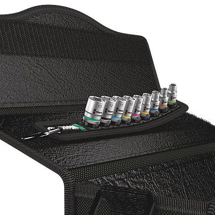 05003883001 Wera , 9 Pieces Socket Set 1/4 in Hexagon Drive