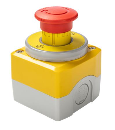 XALK178W3B140G Schneider Electric XALK Series Twist Release Illuminated Emergency Stop Push Button, Surface Mount, 1NO + 2NC