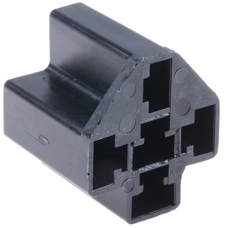 VCF4-1001 TE Connectivity 5 pin Relay Socket Harness Mount for use with V4 Plug-In Mini ISO Relays