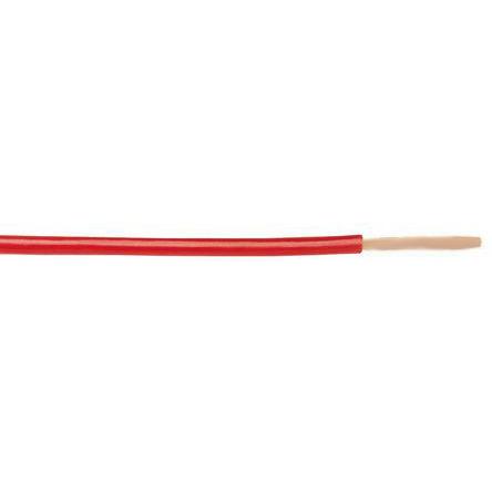 3057/1 RD005 Alpha Wire Hook-up Wire PVC Series Red 1.3 mm² Hook Up Wire, 16 AWG, 1/1.29 mm, 30m, PVC Insulation,