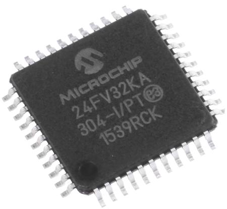 PIC24FV32KA304-I-PT Microchip PIC24FV32KA304-I/PT, 16bit PIC Microcontroller, 32MHz, 32 kB Flash, 44-Pin TQFP
