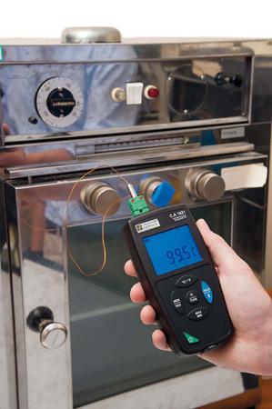 P01654821 Chauvin Arnoux  Digital Thermometer, 1 Input Handheld, E, J, K, N, R, S, T Type Input