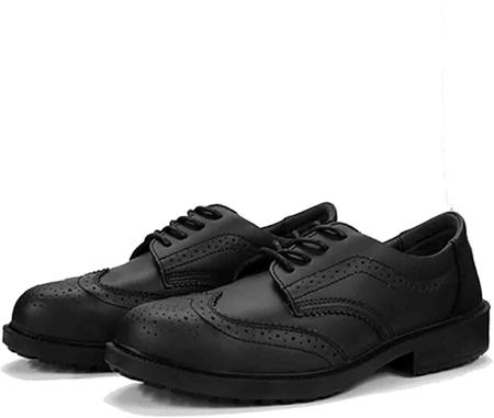 RS500-009 RS PRO Men's Black Steel Toe Capped Safety Shoes, UK 9, EU 43