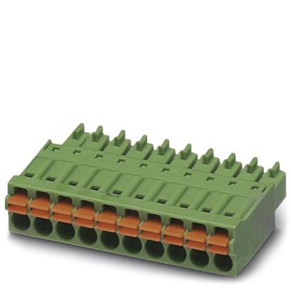1952283 Phoenix Contact, 3.5mm Pitch, FMC 1.5/ 4-ST-3.5, 4 Way, , Pluggable Terminal Block, Plug, Cable Mount, Spring Cage