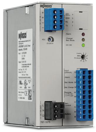 787-1675 WAGO Switching Power Supply, , 24V dc, 5A, 120W, 100 → 240V ac Input Voltage