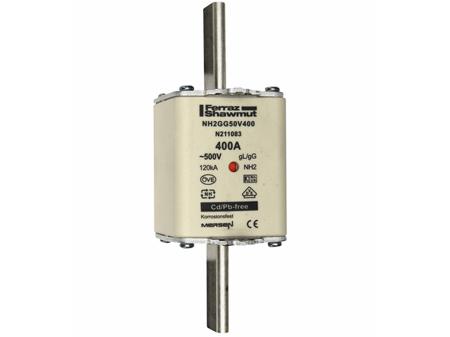 N211083 Mersen 400A NH Fuse, NH2, 500V ac