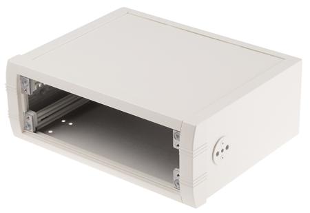 M5723127 METCASE Mettec Series White Aluminium Desktop Enclosure, 230 x 180 x 85mm