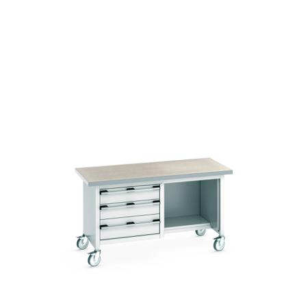 41002117-16V Bott 41002117.16V Portable Sheet Steel Workbench, 840mm x 750mm x 1500mm