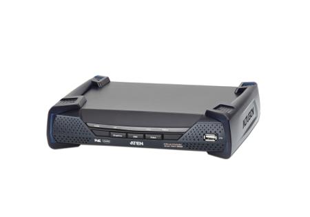 KE8952R Aten 6 Port Quad Monitor USB HDMI KVM Switch, 3.5 mm Jack 3840 x 2160 Maximum Resolution