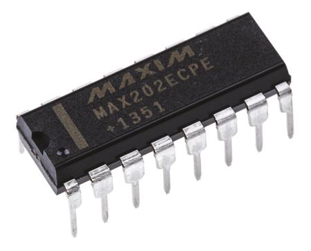 MAX202ECPE+ Maxim Integrated  Line Transceiver, 16-Pin PDIP