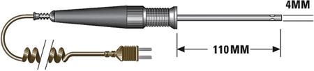 342-9016 RS Pro Air, General Temperature Probe, Type T, max. +400 °C