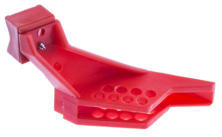 882-5936 4 Lock, 7.1mm Shackle PVC Ball Valve Lockout, 25.4mm Attachment Point