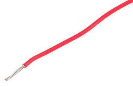 811-7535 RS Pro Red, 100m SR-PVC UL1061 Hook Up Wire, 300 V 20 AWG