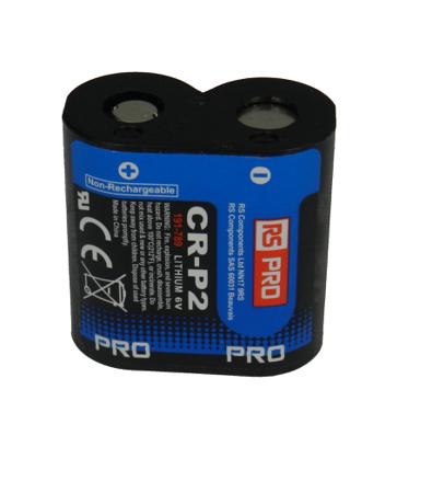191-789 RS PRO RS PRO, 6V, CRP2, Lithium Manganese Dioxide Camera & Camcorder Battery, 1600mAh