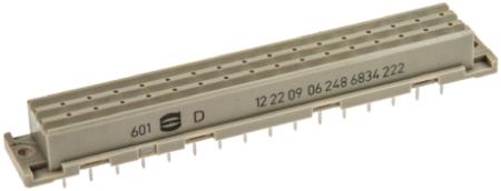 09062486834222 HARTING DIN 41 612 48 Way 5.08mm Pitch, Straight DIN 41612 Connector, Socket
