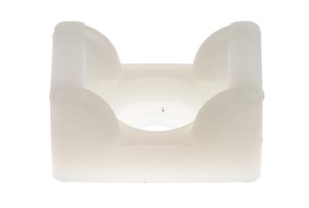 151-24619-KR6G5-PA66-NA HellermannTyton Natural Cable Tie Mount 12 mm x 18mm, 6mm Max. Cable Tie Width
