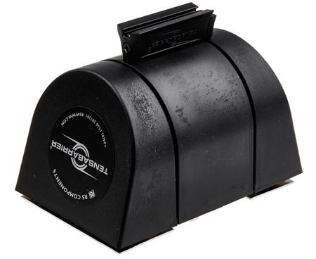 897R-33-D3 4.6m Black Barrier & Stanchion Tape Cassette