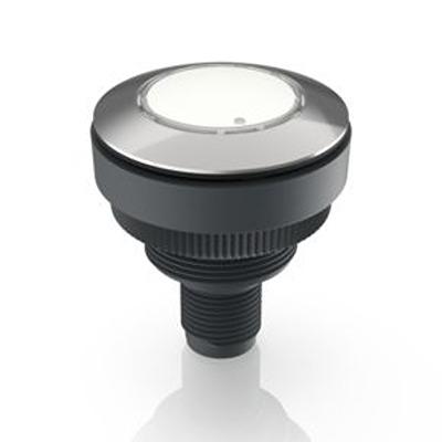 1.11.011.201/0200 RAFI RAMO 30 T Series White Indicator, 20 → 28V dc, 30.3mm Mounting Hole Size, Threaded Ring Termination, IP66,