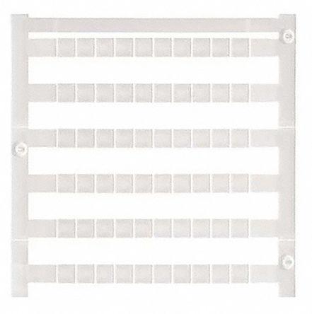 1011320000 Weidmuller Terminal Marker for use with Electronic Sub-Assemblies, Plug-In Connectors, Weidmuller Cable Connectors