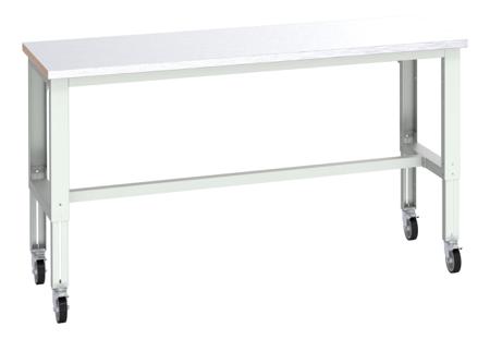 41003691-16V Bott 41003691.16V Portable Sheet Steel Workbench, 300kg Max Load, Adjustable Height, 840 → 1140mm x 750mm x