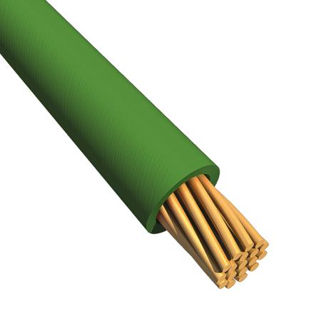 6714 GR001 Alpha Wire Ecogen Ecowire Series Green 0.52 mm² Hook Up Wire, 20 AWG, 10/0.25 mm, 305m, MPPE Insulation,