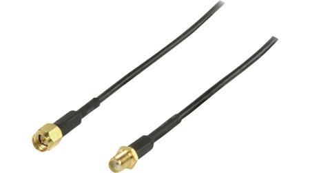 CSGL02010BK10 Nedis CSGP Series Male SMA to Female SMA, 1 m 50 Ω