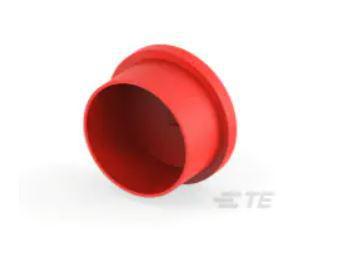 4-2407269-3 CAP CPC SIZE 17 RECP RED