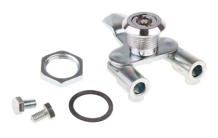 06700496 Steinbach & Vollman Panel to Tongue Depth 18mm Steel Zinc Three Point Lock, Key to unlock