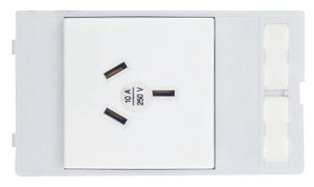 39500010009 HARTING Chinese / Australian Mains Connector, 10A Grey, Panel Mount Screw, 250 V