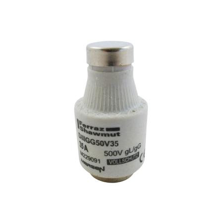 C214063 Mersen 35A DIII Diazed Fuse, E33 Thread Size, gG, 500V