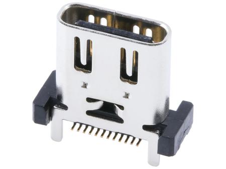 2216080001 Molex Vertical, SMT, Socket- Single Port Type Type C USB 3.2 USB Connector