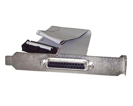 PLATE25F16 StarTech.com Female 25 Pin D-sub to Female 26 Pin IDC Serial Cable, 400mm PVC