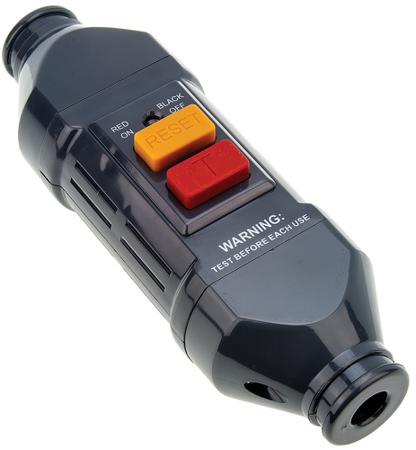 ILRCDNG-MP BM Polyco Inline Mains RCD Connector Adapter 2 Pole ,Rated At 13A,240 V ac