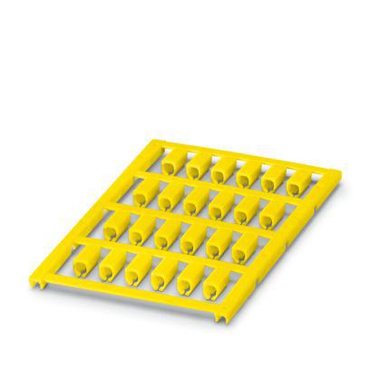 0827734 Phoenix Contact UC-WMCO Slide On Cable Marker, Yellow, Pre-printed "Unlabeled", 3.6 → 4.9mm Cable, for