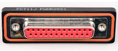 FWDR25S1A / 1727040055 FCT from Molex 172704 25 Way Through Hole D-sub Connector Socket, 2.84mm Pitch, with 4-40 Screw Locks