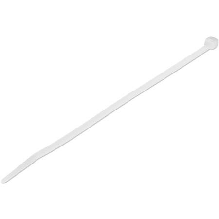 CBMZT8NK StarTech.com Cable Tie, Cable Ties, 200mm x 5 mm, White Nylon, Pk-1000