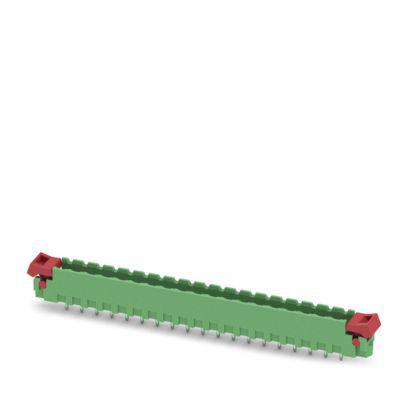 1808638 Phoenix Contact MSTBV Series Straight Wave Soldering Mount PCB Header, 19 Contact(s), 5.08 mm Pitch, 1 Row, Shrouded