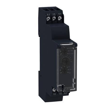 RE17RMMU Schneider Electric Harmony Time Series DIN Rail Mount Timer Relay, 24 V dc, 24 → 240V ac, 2-Contact, 0.1 s