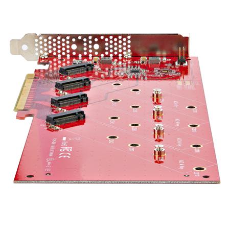 QUAD-M2-PCIE-CARD-B StarTech.com 4 port M2 M-key M.2 Adapter Card
