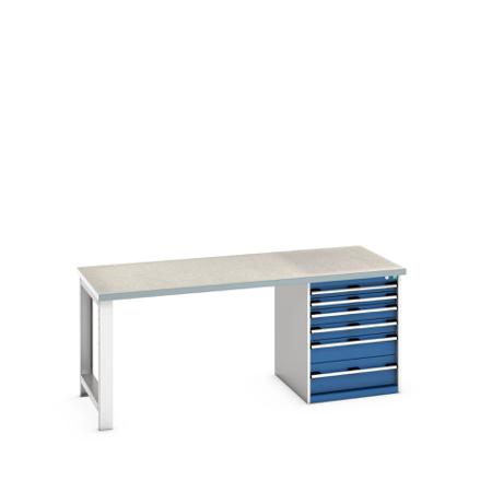 41004116-11V Bott 41004116.11V Sheet Steel Workbench, 840mm x 900mm x 2000mm