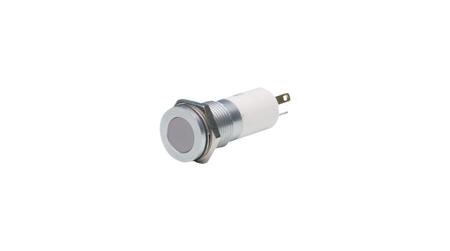 Q16F1GZZRYG12E Q16 Series Green, Red, Yellow Panel Mount Indicator, 12V dc, 16mm Mounting Hole Size, Faston, Solder Lug Termination,