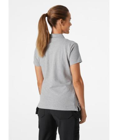 79168_930-S Helly Hansen Classic Grey 100% Cotton Polo Shirt, UK- S, EUR- S