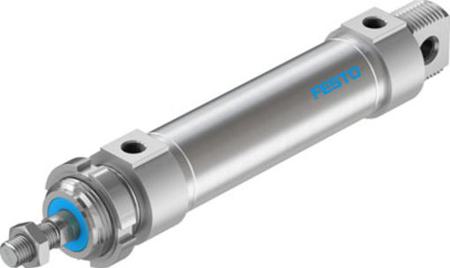 DSNU-32-80-P-A Festo Pneumatic Roundline Cylinder 32mm Bore, 80mm Stroke,  Series, Double Acting