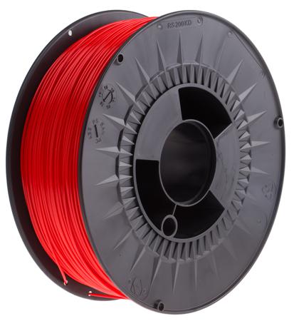 832-0220 RS PRO 1.75mm Red PLA 3D Printer Filament, 1kg