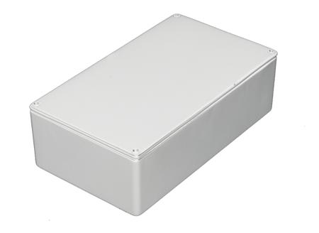 158-5309 RS PRO White Die Cast Aluminium Enclosure, IP54, White Lid, 112 x 62 x 30.5mm