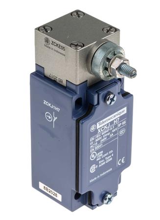 XCKJ10541H7 Telemecanique Sensors XCKJ Series Roller Lever Limit Switch, NO/NC, IP66, Zinc Alloy Housing